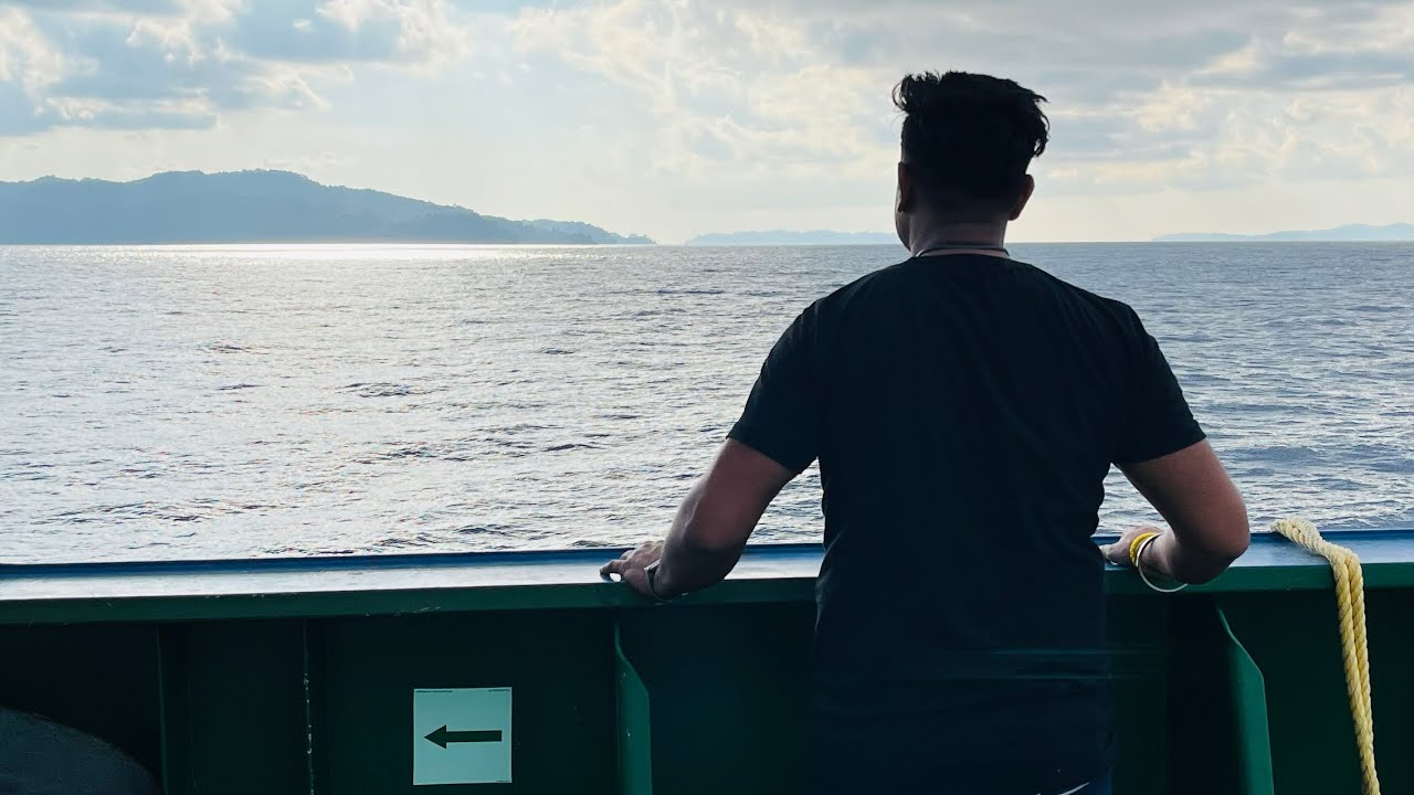 My first journey port blair to Campbell bay last point of india 
