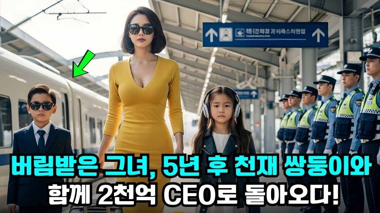 남편에게 버림받은 그녀… 임신 사실도 몰랐던 그녀, 5년 후 천재 쌍둥이와 함께 2천억 CEO로 돌아오다!