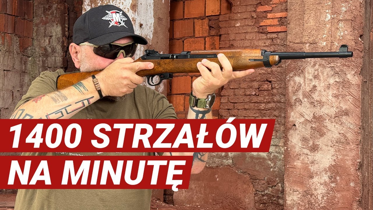 Nie uwierzysz, jak szybko strzela! Wiatr&oacute;wka Crosman M1 Full Auto | Sklep Militaria.pl