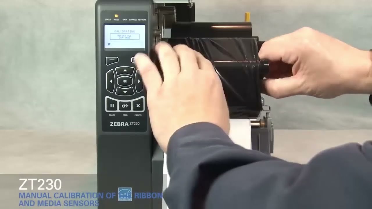 Zebra zt410 etiket ve ribon hatası çözümü, manuel kalibrasyon işlemi? zt230 manuel kalibrasyon