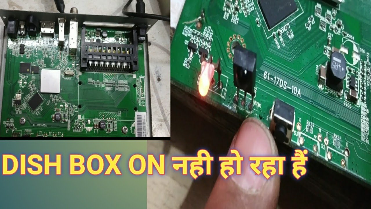 how to repair,dish tv box not working,dish tv set top box repair,how to repair dish TV set top box,