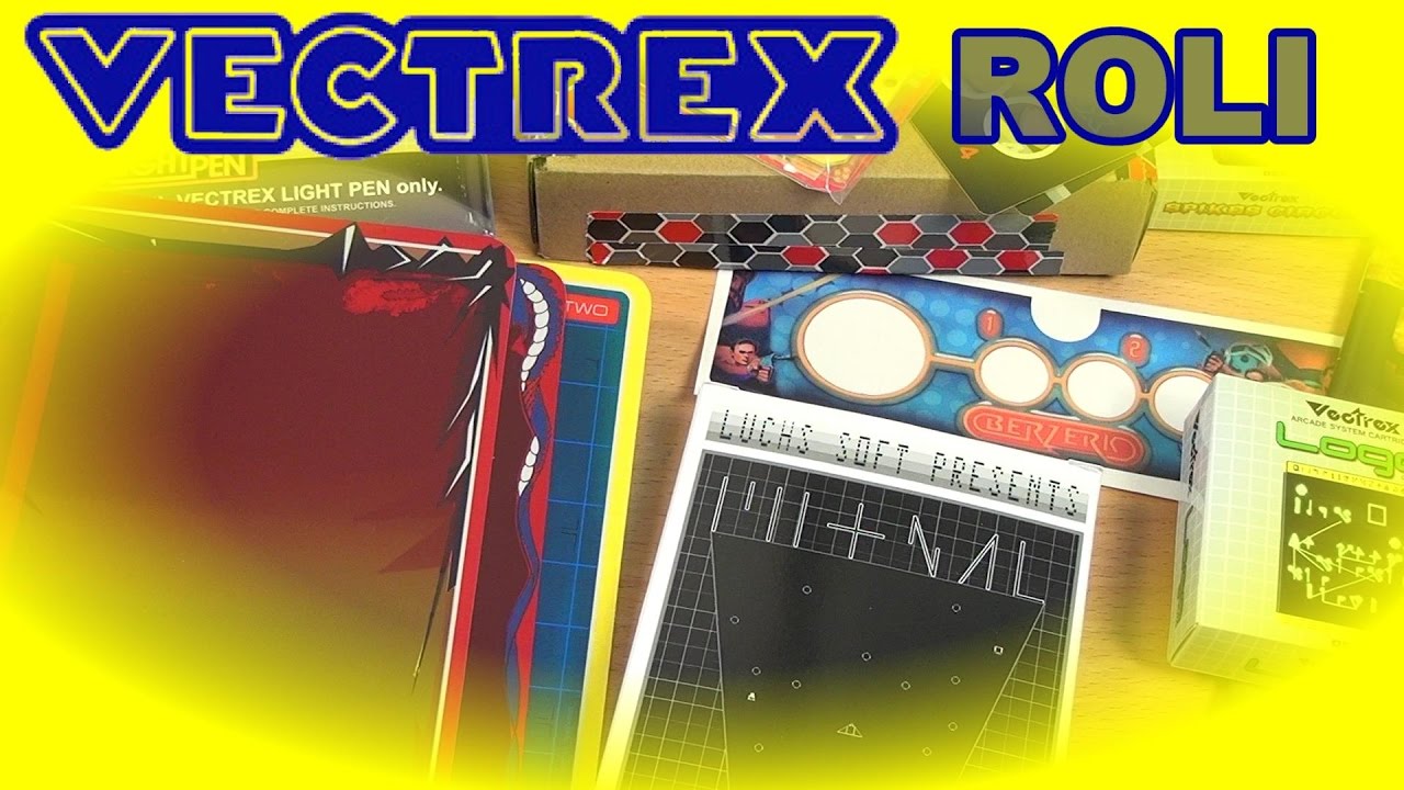 Vectrex Homebrew Extravaganza 2017! Games, Overlays, Hardware & More!