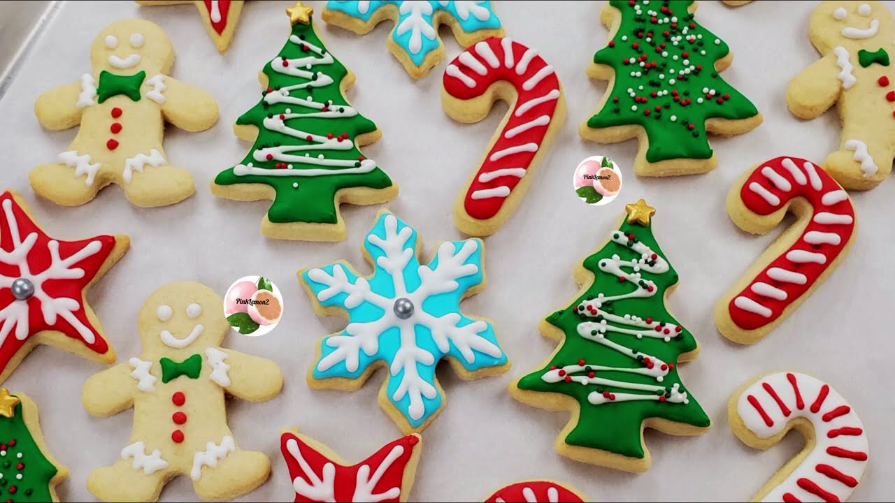 GALLETAS NAVIDEÑAS  3 INGREDIENTES ( receta y decoracion con glase ) deliciosas