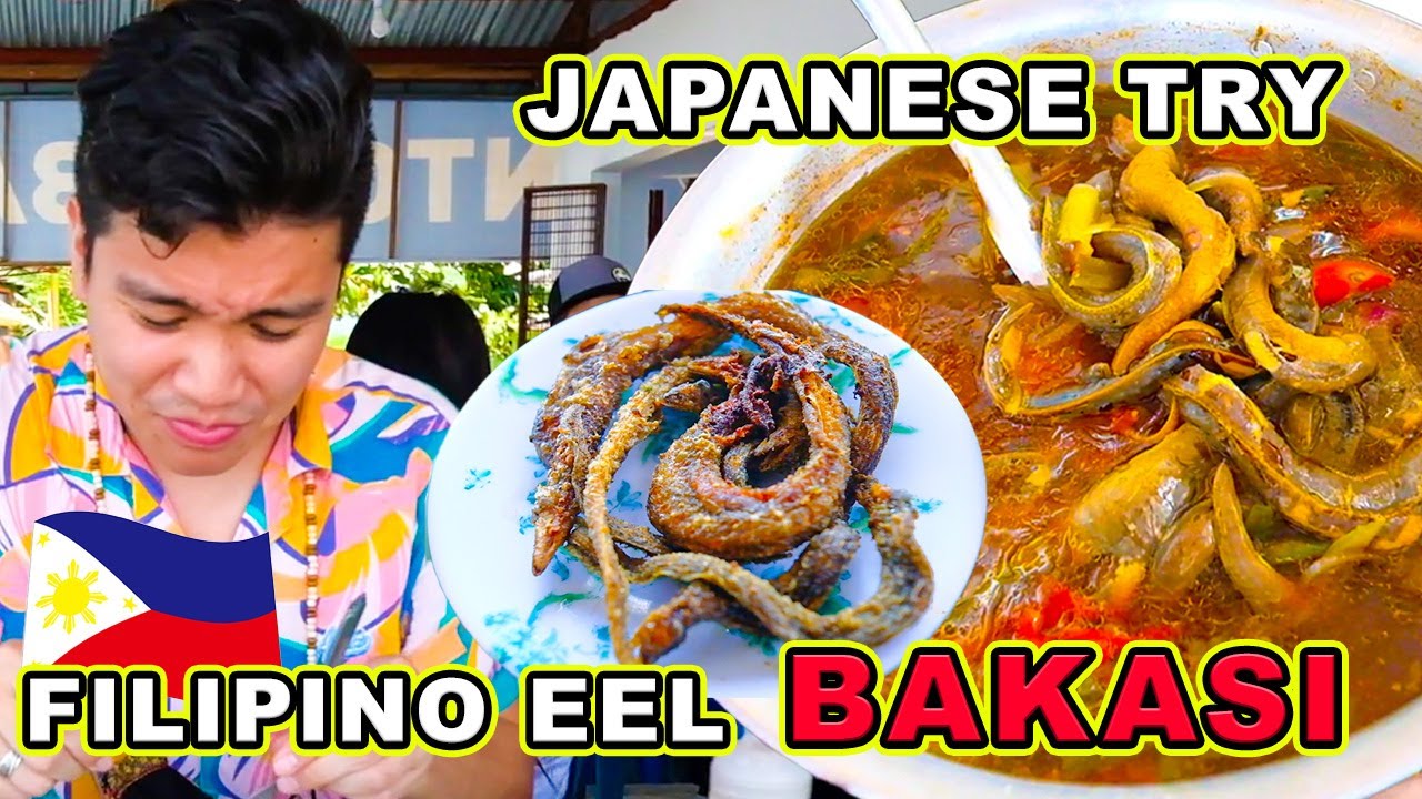 Japanese first time try Filipino eel 