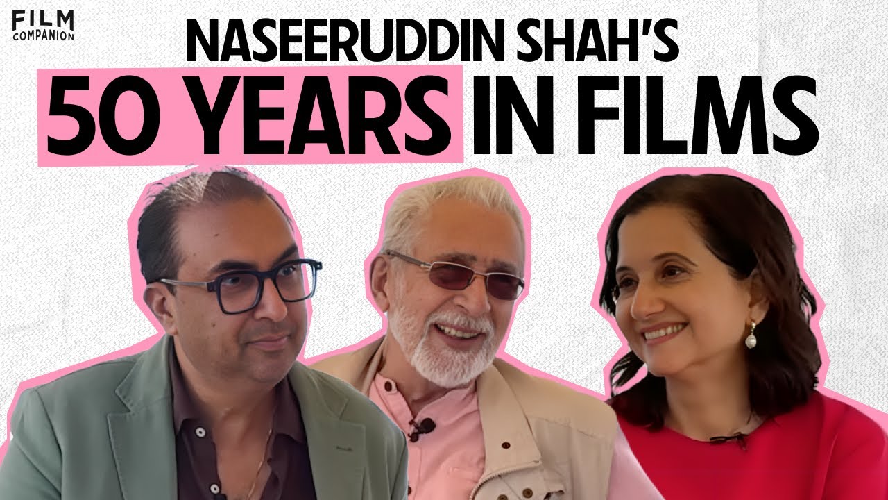 Naseeruddin Shah and Shivendra Singh Dungarpur with Anupama Chopra | Manthan | FC at Cannes'24