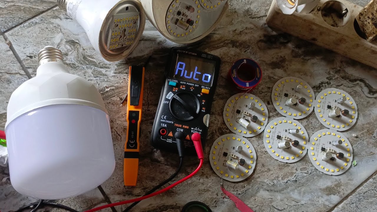 Perbaiki lampu LED yg rusak mudah