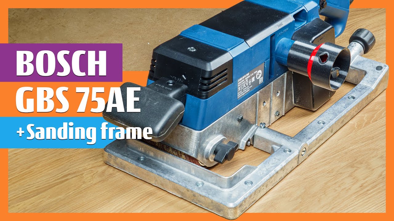 Bosch GBS 75 AE heavy-duty sander with Sanding Frame for perfect flat surface  #boschtools  #festool