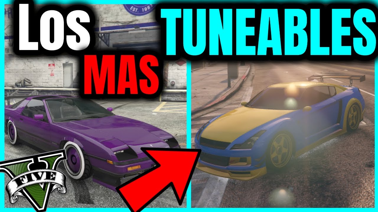 Los Coches más TUNEABLES del GTA 5 Modo Historia! MEJORES Coches para TUNEAR gta 5 modo historia