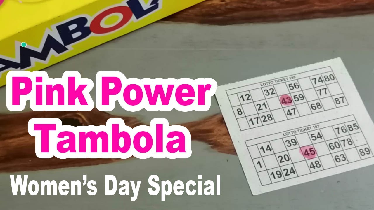 Pink Power Tambola Game | Womens Day Theme Tambola Game | Tambola Game for Kitty Parties