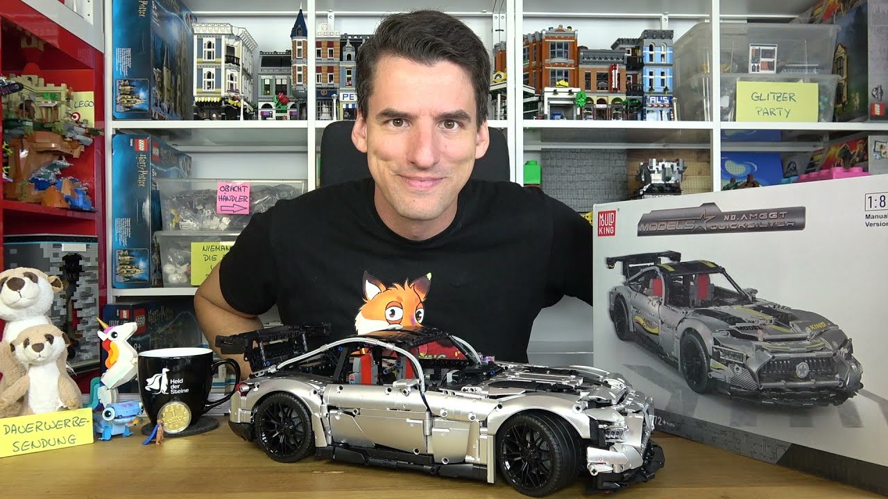 Der beste Technic-Teilespender im Markt! Mould King® 13126 AMG GT - Silber-Metallic zum Spottpreis