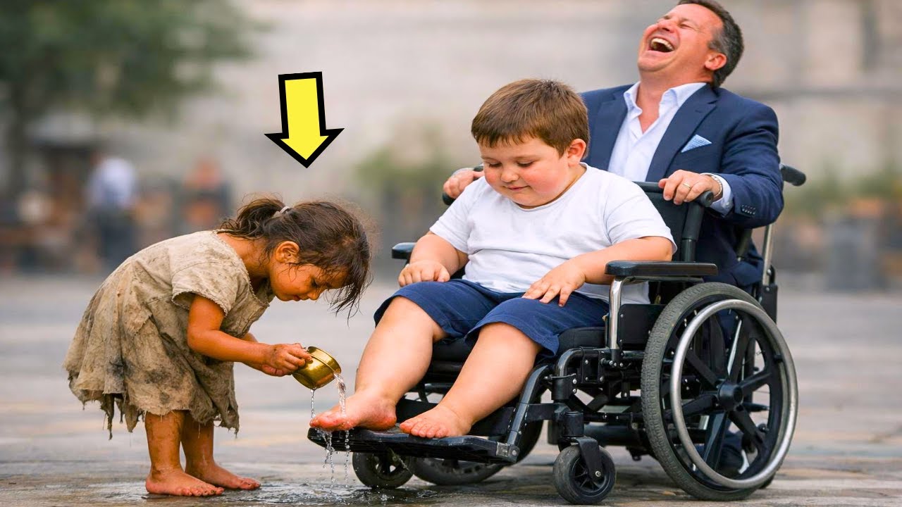VOY A DERRAMAR AGUA BENDITA Y VAS A VOLVER A CAMINAR… Y EL PAPÁ RICO SE RIÓ, PERO…