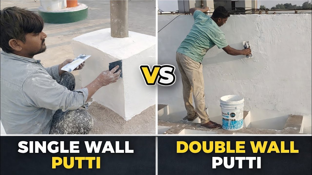 How to single coat perafit wall putti ✅and💯 double coal perafit wall putti ✅😱