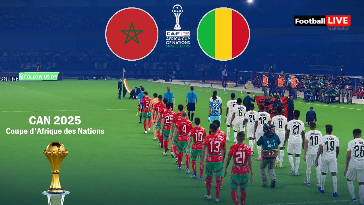 MAROC vs MALI - Coupe d'Afrique des Nations 2025 CAN | Match complet | Simulation PES