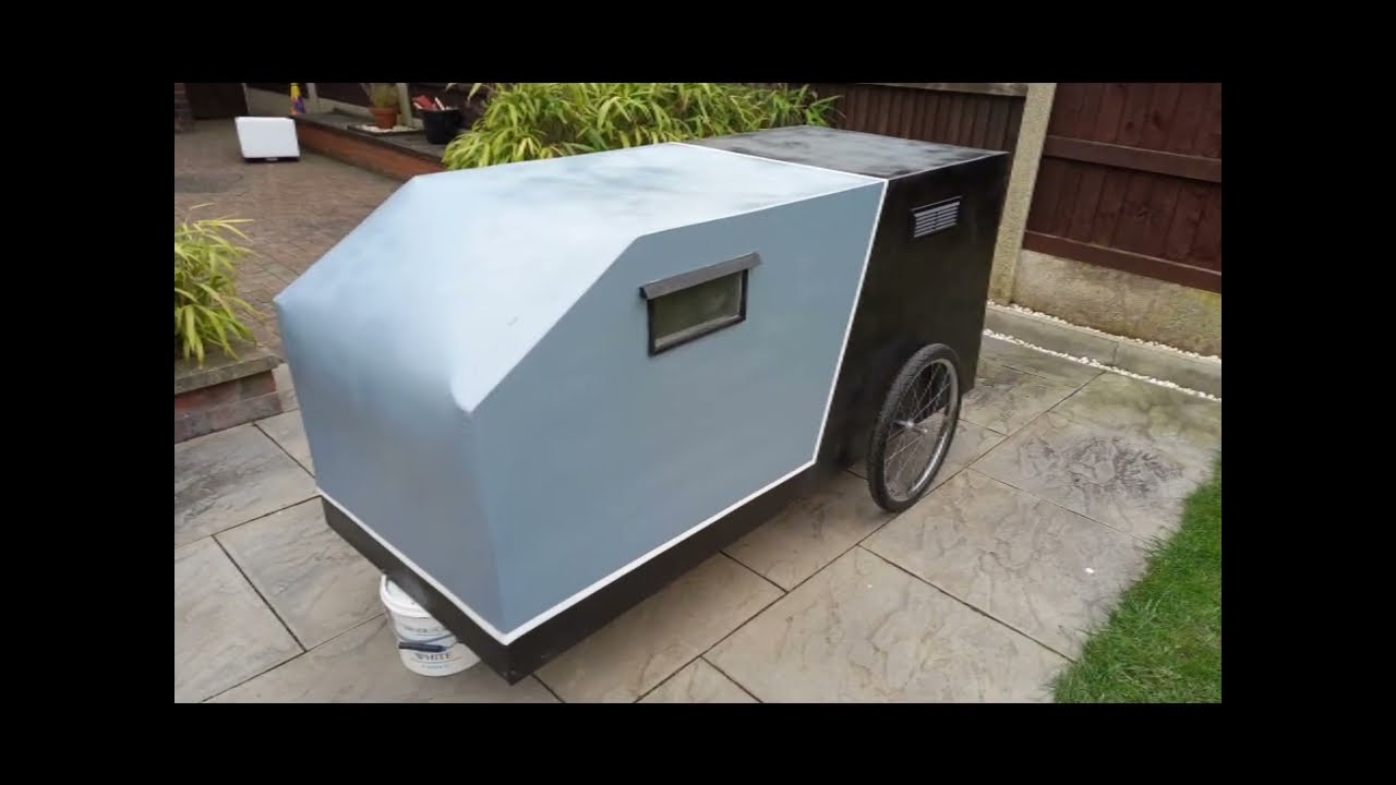 How To Build A Bike Trailer & Camper To Sleep In