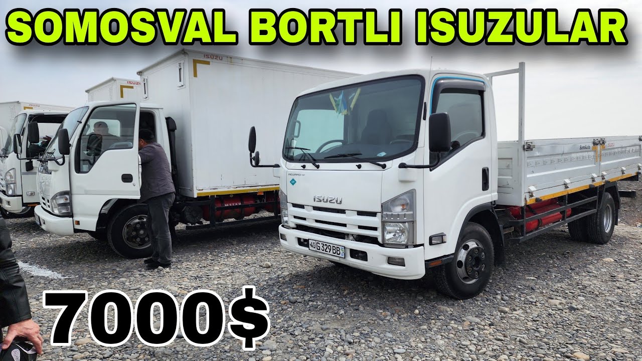24 MART QO'QON MASHINA BOZORIDA ISUZI SOMOSVAL ISUZI SENJI VARYANTGA BARTERGA  BANKI BOR ISUZILAR