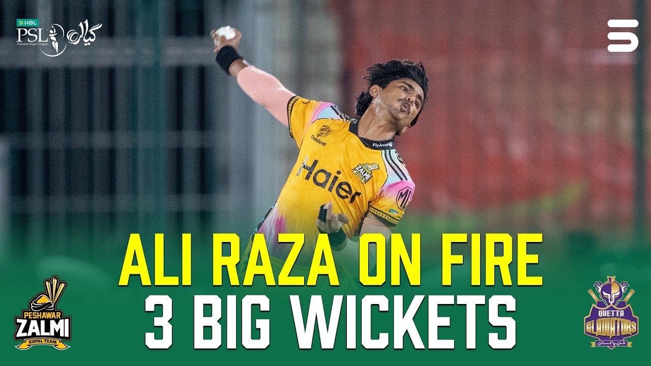 Ali Raza 3 Wickets Match Winning Spell! | Zalmi vs Quetta Gladiators | Match 29 | HBL PSL 11 |MZB1U