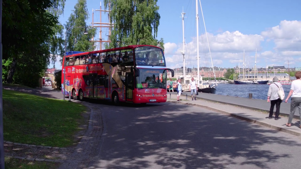 Hop On – Hop Off med buss i Stockholm