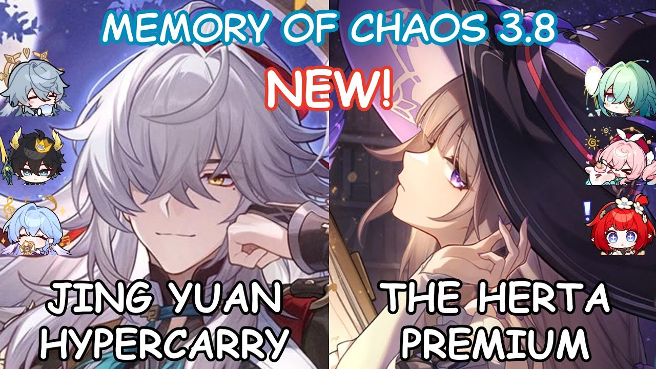 E0S0 Jing Yuan Hypercarry & E0S1 The Herta Premium - NEW MOC 3.8 - Honkai: Star Rail