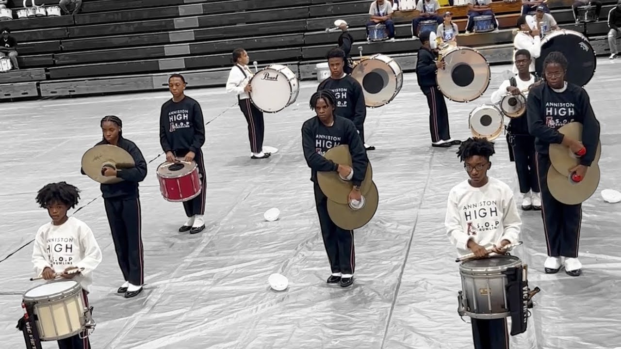 Anniston High School Drumline 2024 Who Got The Funk Percussion Showcase At Jag High School