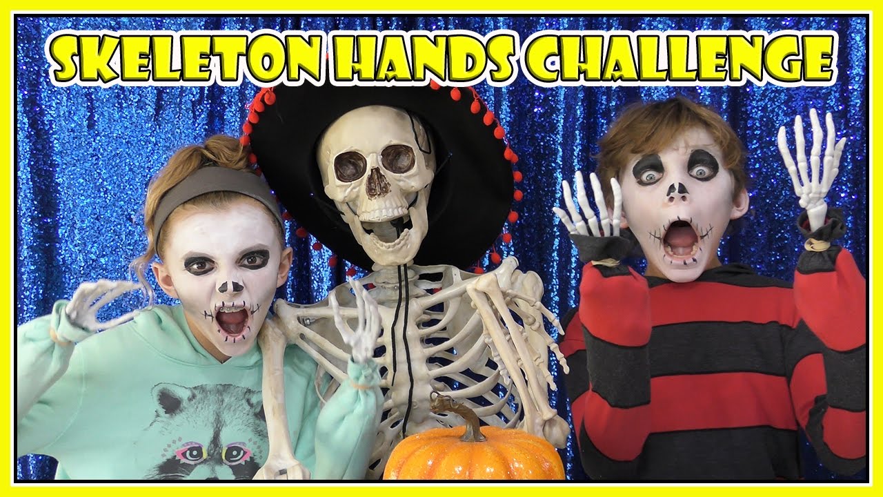 SKELETON HANDS CHALLENGE | Мы Дэвис
