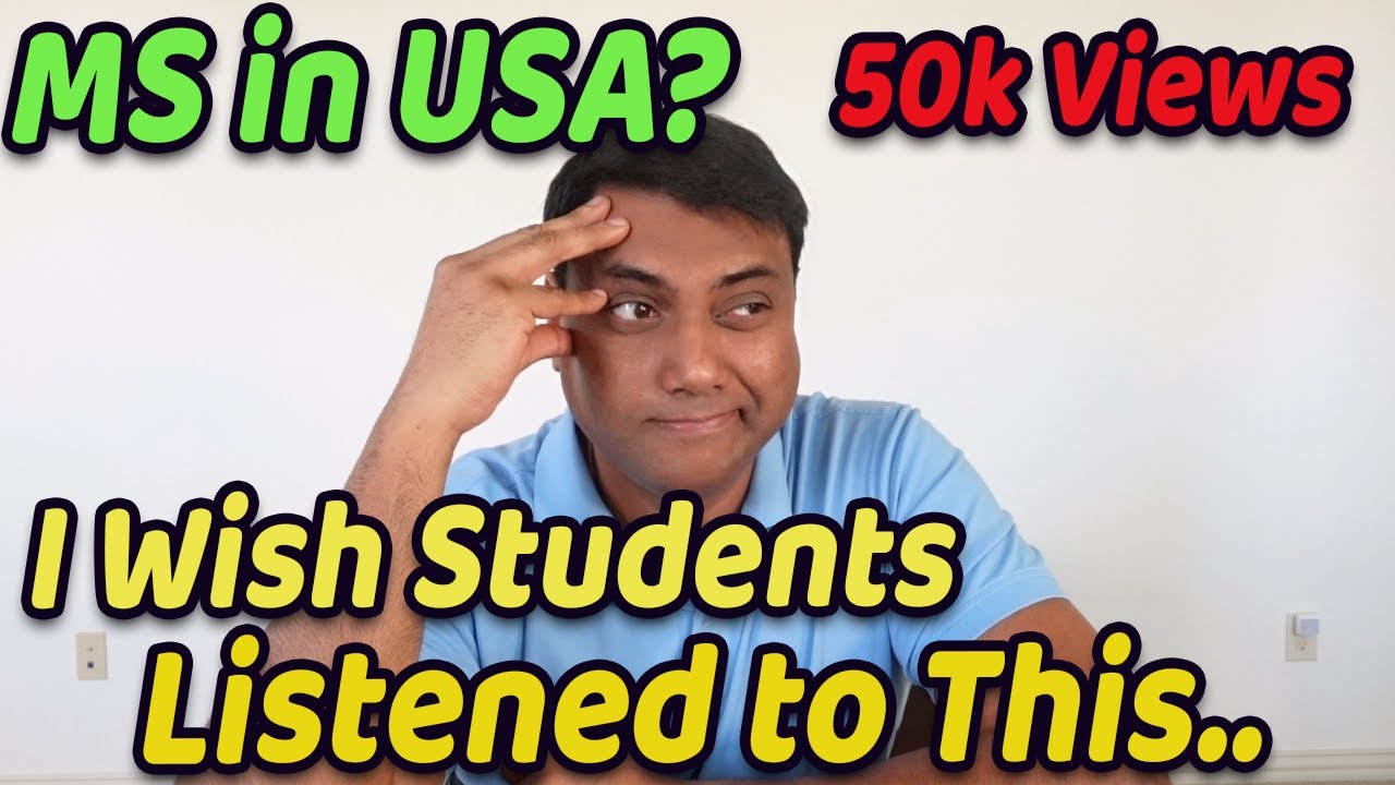 Masters Students Did Not Listen to Me and Are Now Suffering