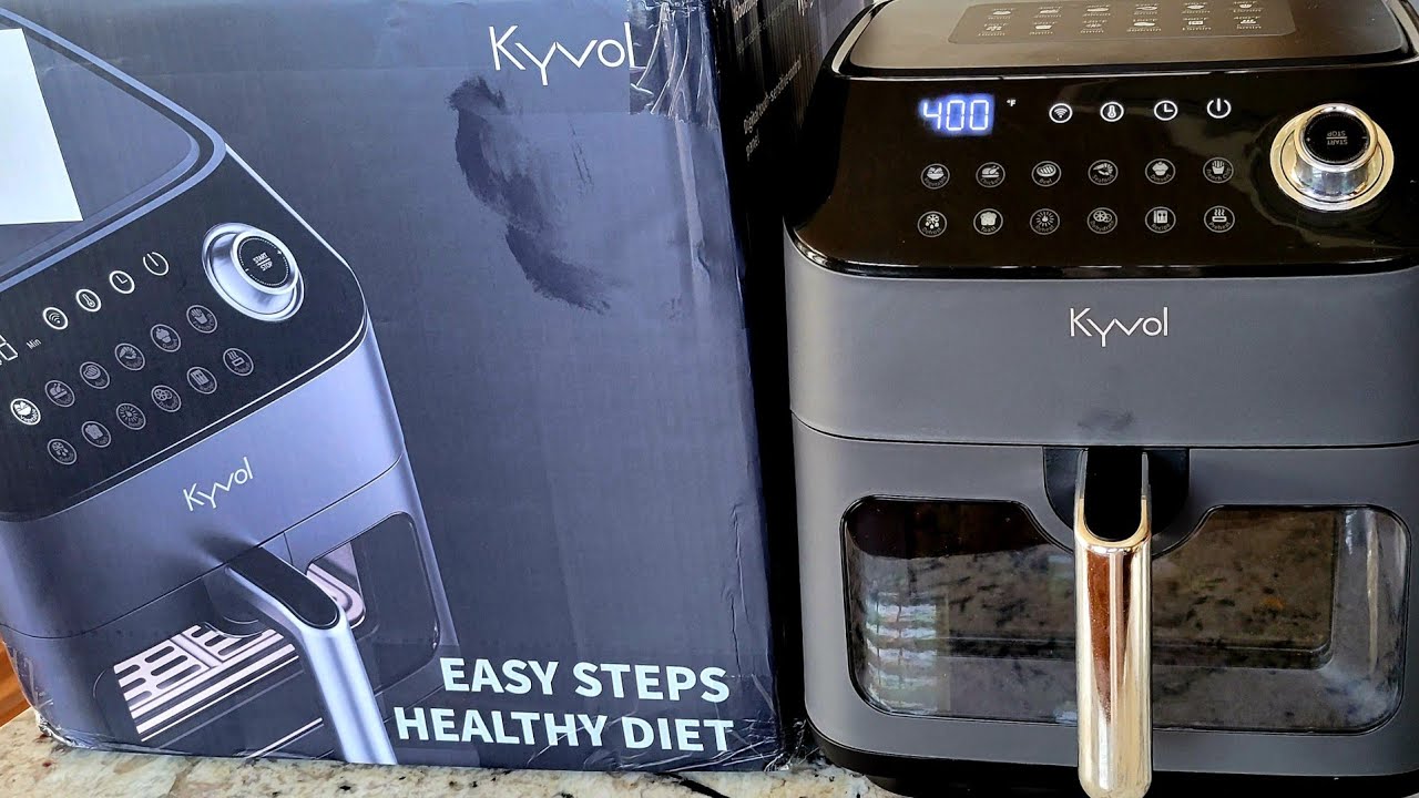 Kyvol 12-in-1 6 Quart Smart Wifi Air Fryer Unboxing & First Cook