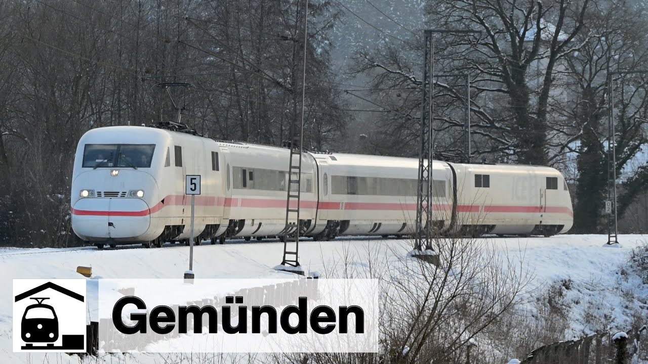 Eisenbahnknoten Gemünden – inkl. ICE S, Bauzug, Diagnosetriebwagen, etc.