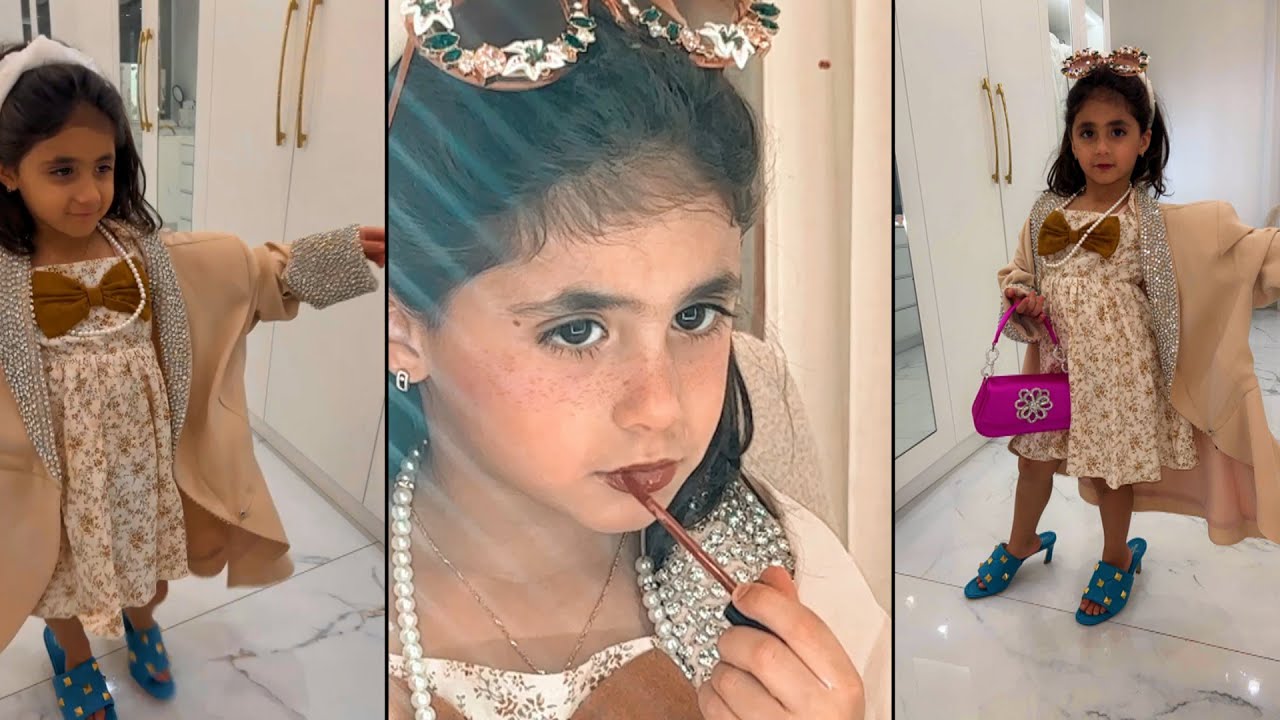 دكتوره خلود بنتها خلودي الصغيرة صارت مودل وميك اب ارتست🙊