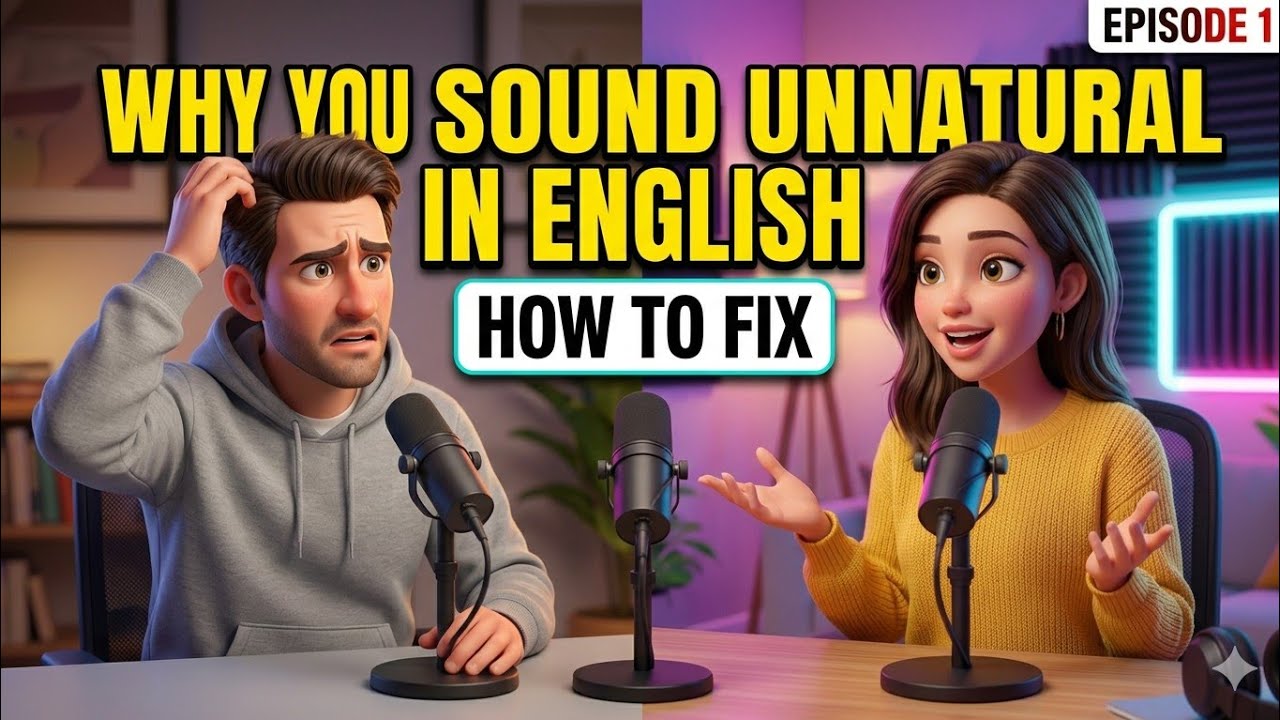 Speak Real English Podcast| Why You Sound Unnatural in English| How to Fix It in 7 Days 