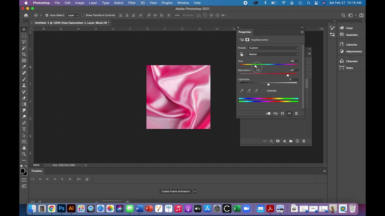How to change fabric colors in Photoshop and How to assign Pantone numbers to your color swatches
