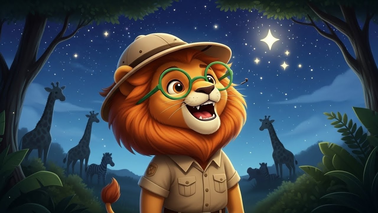 Twinkle Twinkle Little Star Jungle Style 🦁🌴 Bedtime Song for Babies & Toddlers
