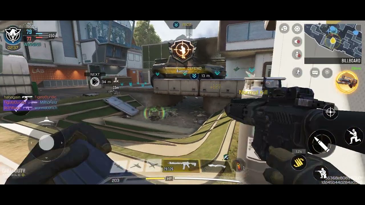 COD Hardpoint Combine map gameplay#cod #callofduty #callofdutymobile #gaming #codm #gameplay 
