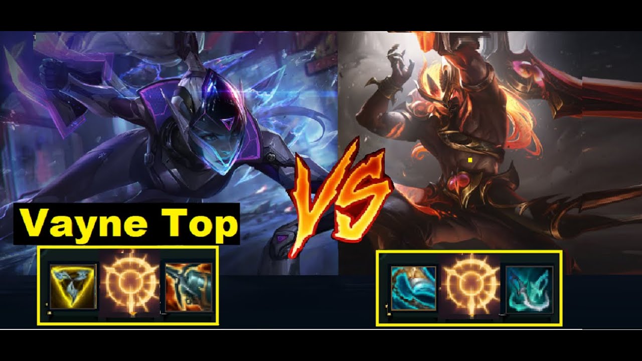 Trùm Vayne Máy Chủ Trung Quốc Đi Top Không Cho Tryndamere Được Chơi Game