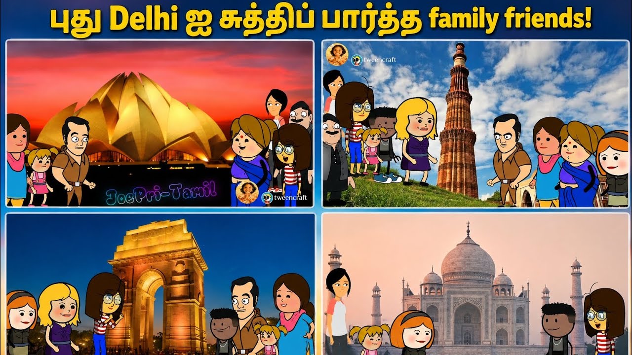 Ep-2 Friends who have seen New Delhi.     