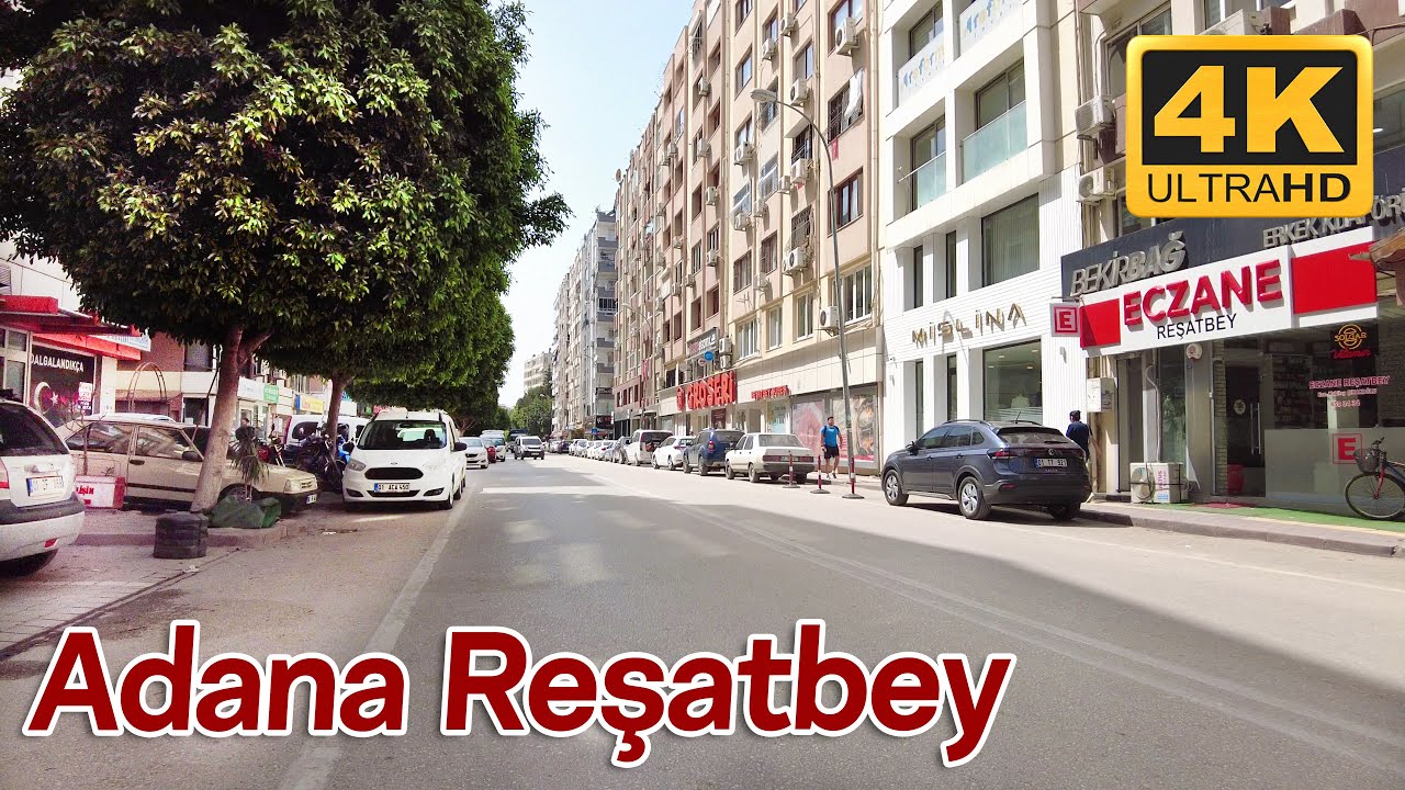 Adana Reşatbey Walking Tour | Virtual Walk in Turkey | 4K 60fps