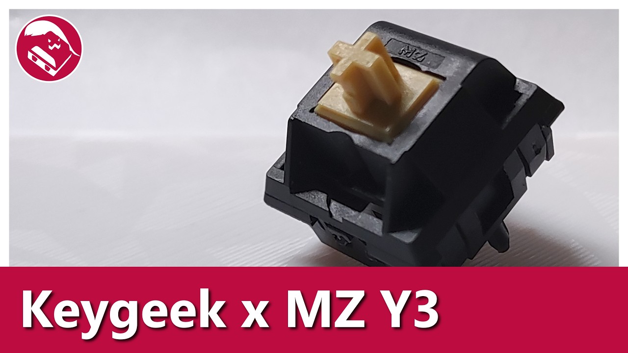 Keygeek x MZ Y3 switch sound test and review | Strongest THOCK of today
