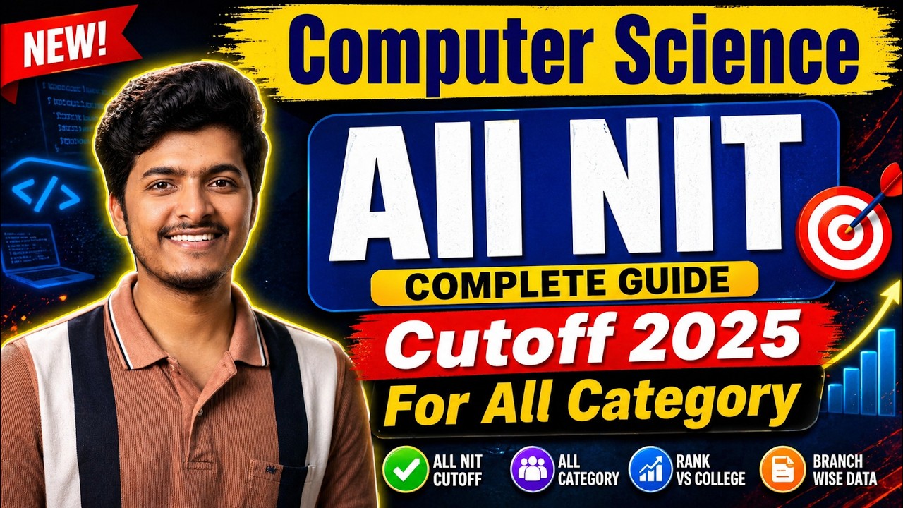 All NIT CSE Cutoff 2025 | Category Wise JoSAA Opening & Closing Rank