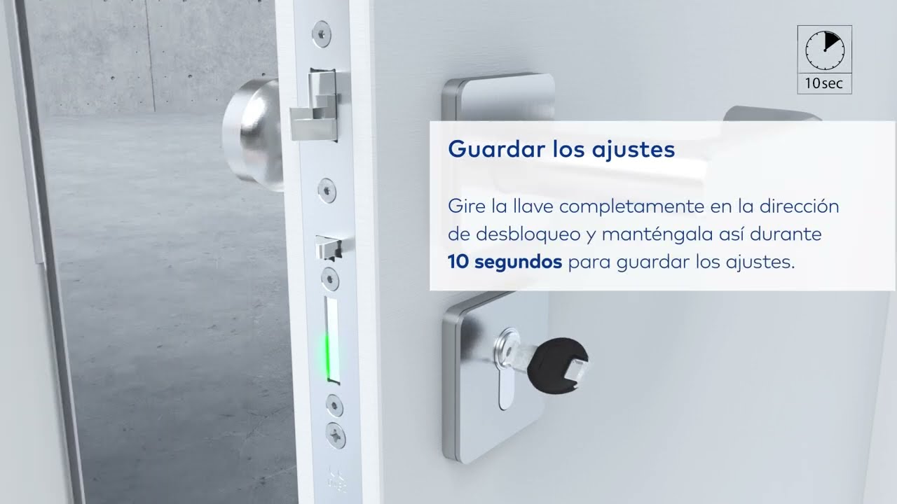 Cerradura de seguridad SVP 2000 | Funcionamiento DCW