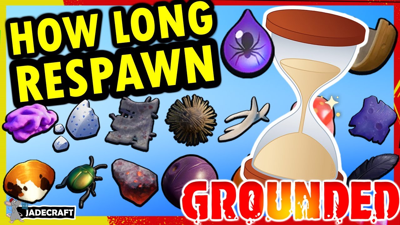 GROUNDED Pro Guide! How Long Do The Most Important Resources Take To Respawn! What You Need To Know