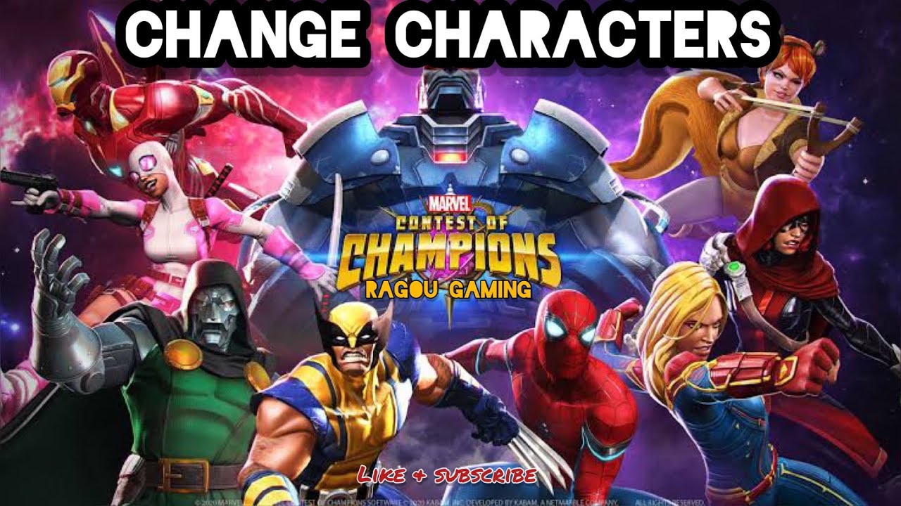 How to change Characters in Marvel Contest of Champions