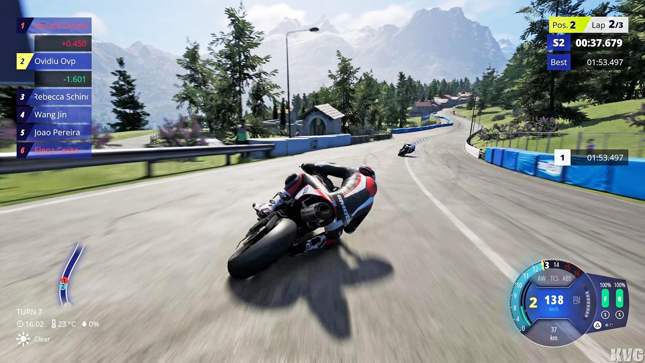 RIDE 6 - Stelvio Circuit - Gameplay (PS5 UHD) [4K60FPS]