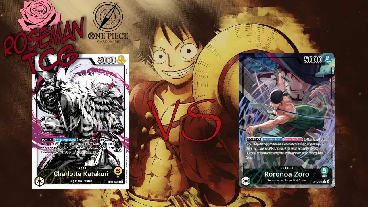 One Piece TCG Yellow Katakuri v Green Zoro - Friendly