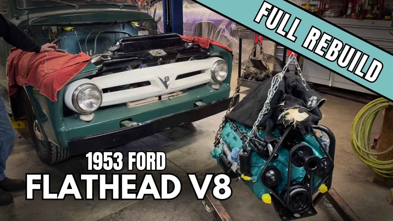We Rebuilt a 1953 Ford Flathead V8… First Drive After Engine Overhaul