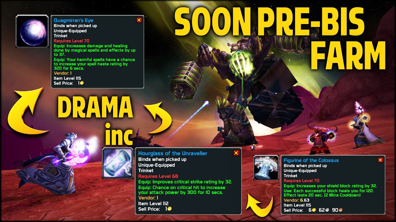 Final Moments TBC Launch - PRE-BIS Farm Soon - What You're Getting First?