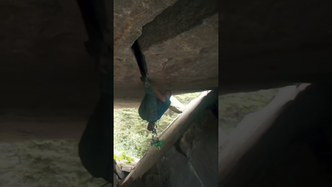 Wild Crack climbing upside down | Danny Parker #climbing #bouldering
