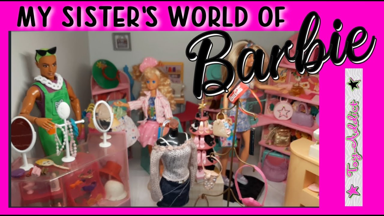 My Sister's Barbie World Vintage Dioramas 60s, 70s, 80s, & 90s ~ Toy-Addict