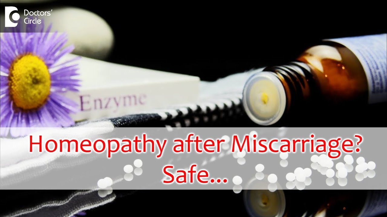 Homeopathy safe after pregnancy loss- Dr. Karagada Sandeep