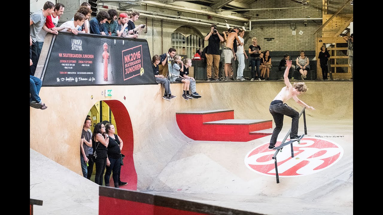 NK Junioren 2016 Ladybird Skatepark Tilburg (Magic van Heeswijk, Jair Gravenberch, Rysan Marien)