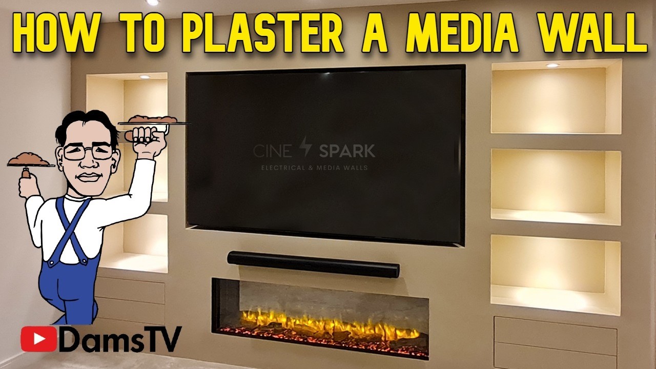 How to plaster a media wall