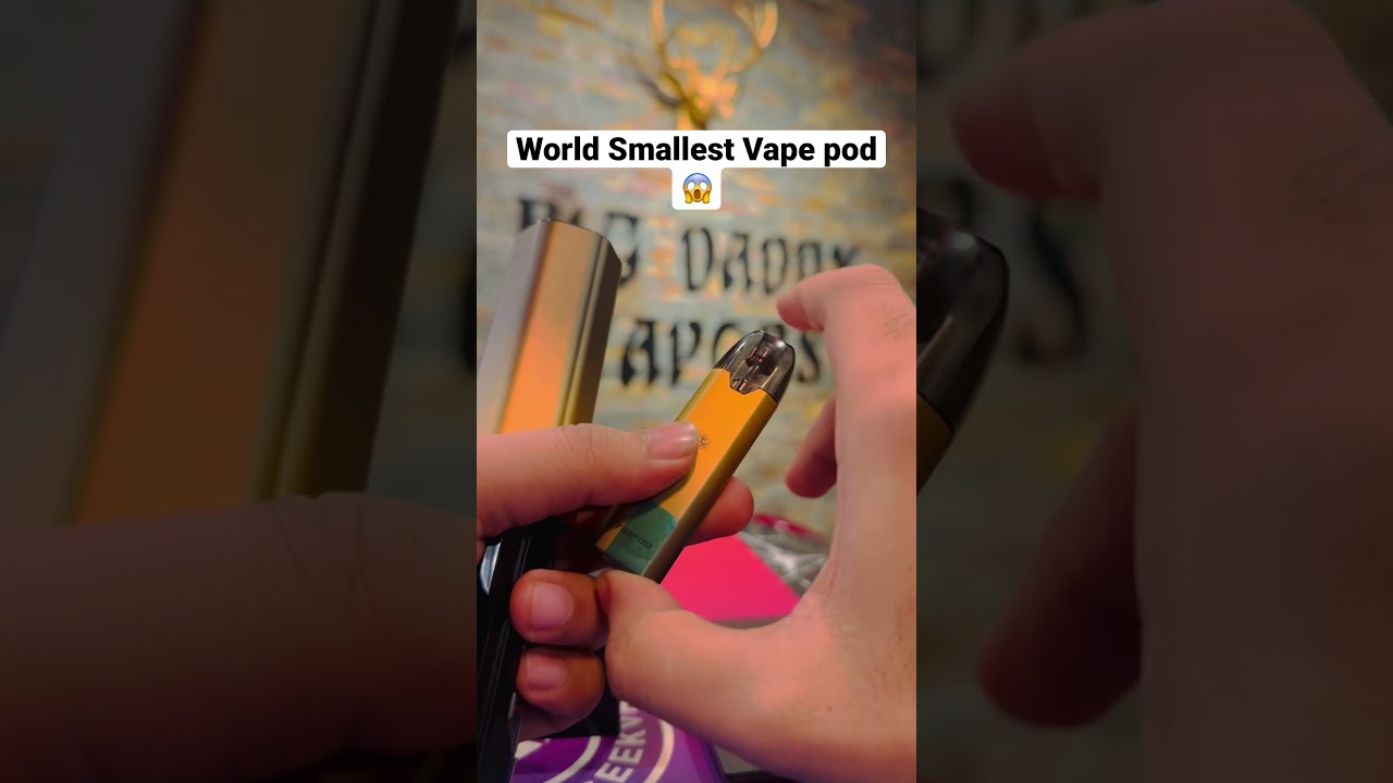 World Smallest Vape Pod😱 #ytshorts #youtubeshorts #youtube #vape #usa